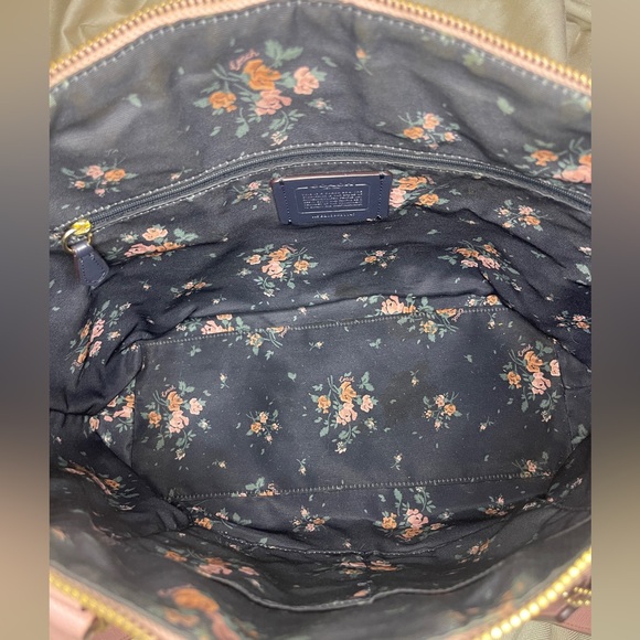 Blush Pink Coach Storybook Bag EUC - Picture 8 of 11